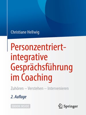 cover image of Personzentriert-integrative Gesprächsführung im Coaching